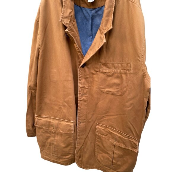 Duluth Trading Co. Mens Brown Work Jacket 2XLT 100% Cotton Shell - Picture 2 of 8